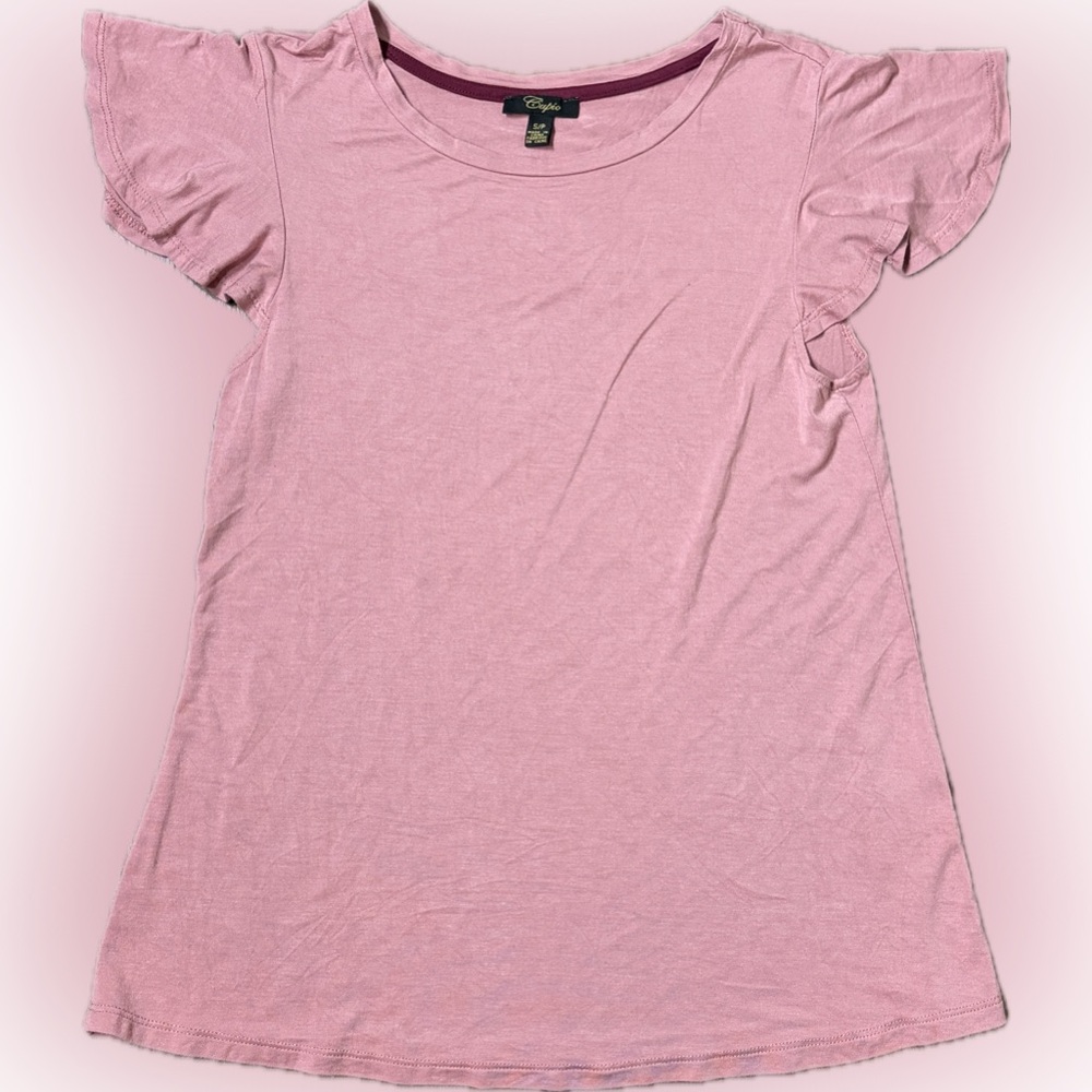Cupio Pink Short Sleeve Top